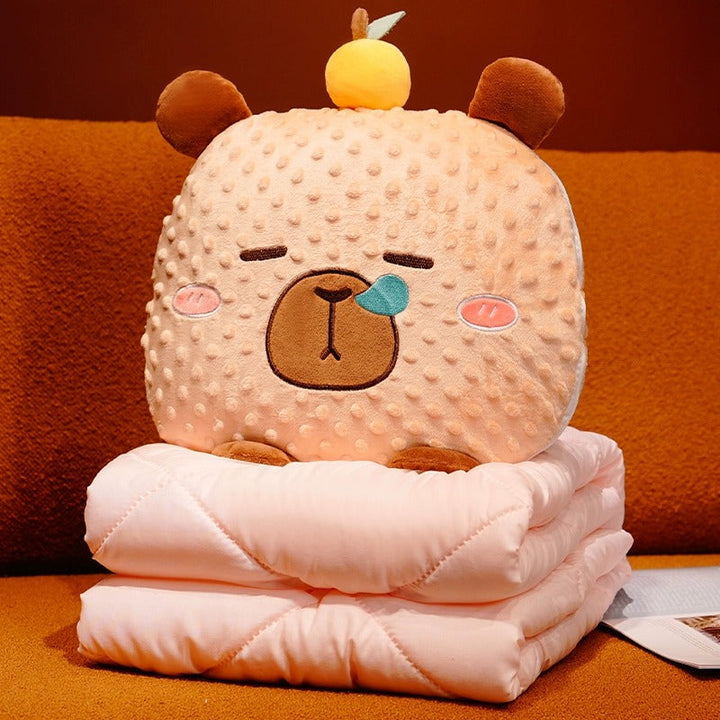 Cuddle Ready Cute Cartoon Pillow Bowliftanket | Bowlift