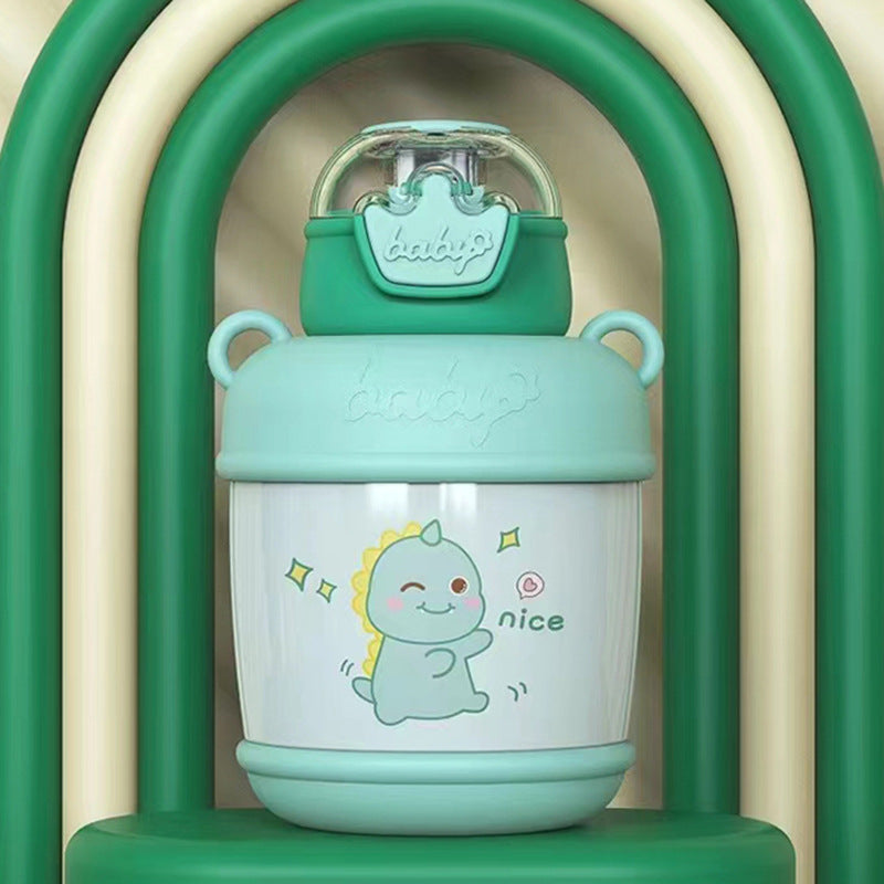 Ladies Insulated Drinking Bottle with Cheerful Duck Motif Bowlift