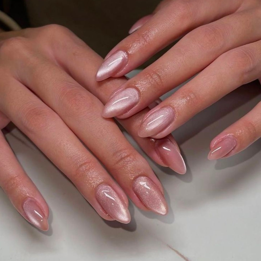 Glossy Stiletto Press-On Nail Set Bowlift