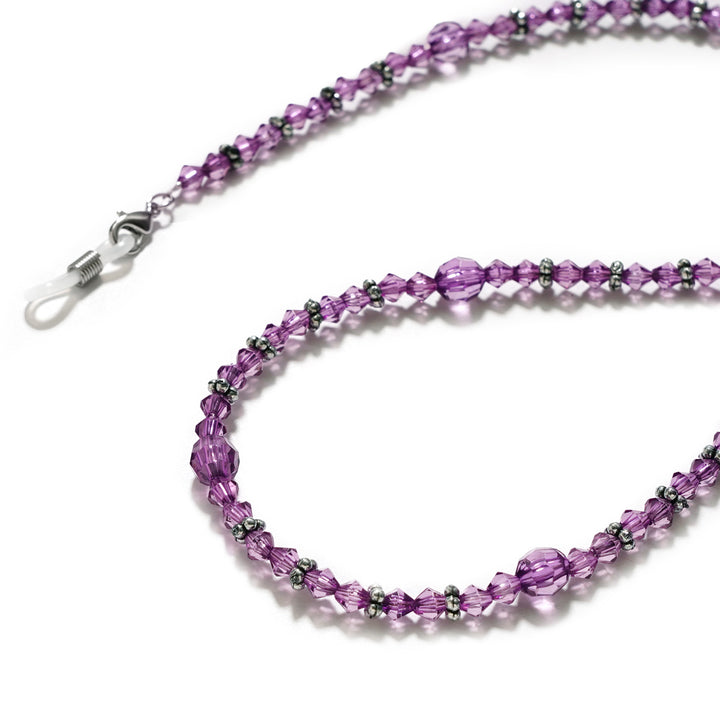Elegant Crystal Beaded Eyewear Chain Bowlift