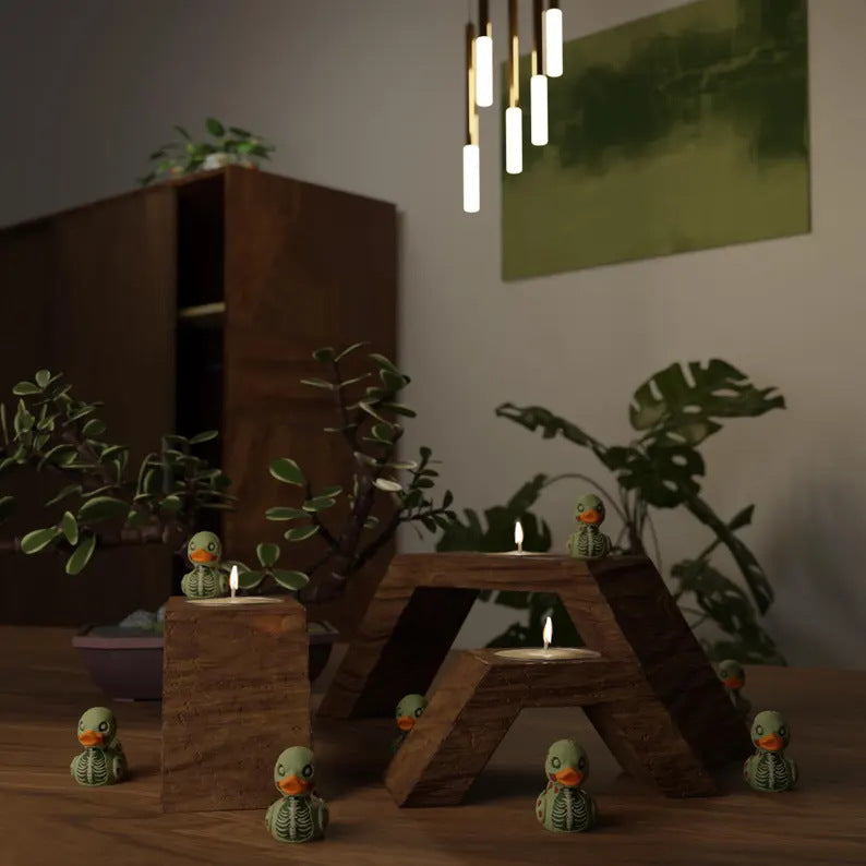 Surreal Halloween Decor Duck Bowlift