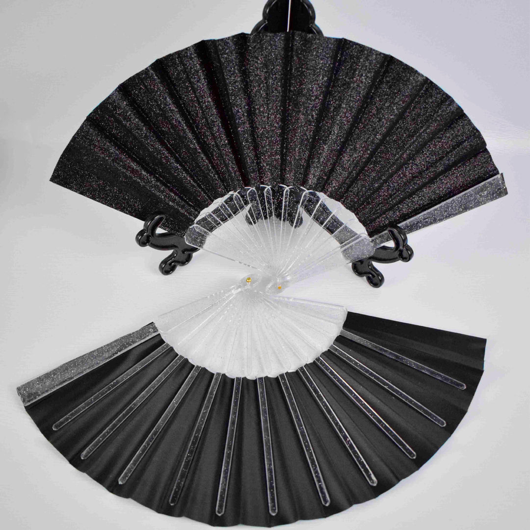 Ladies Glittering Hand Fan made of high-quality material Bowlift