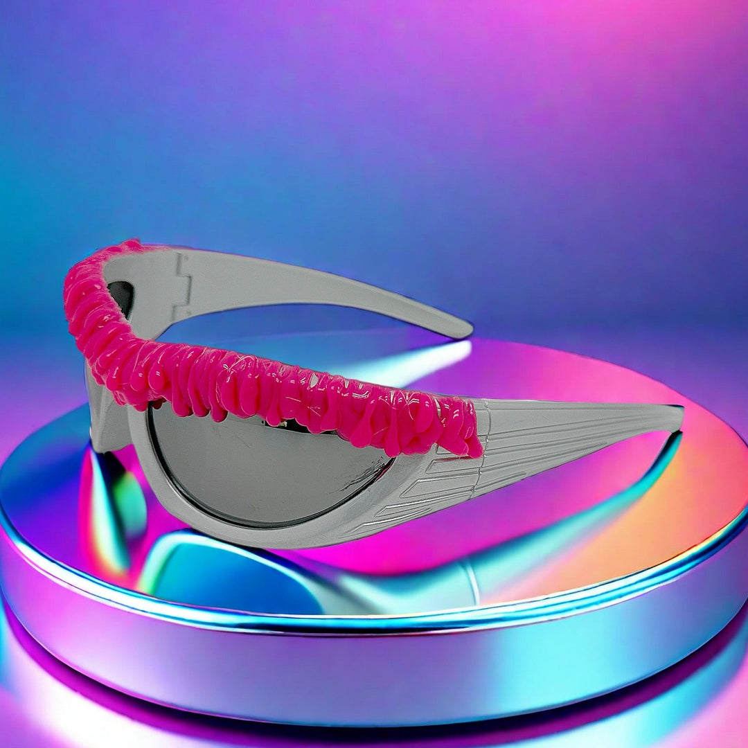 Women's trendy sunglasses with creative liquid frame Bowlift