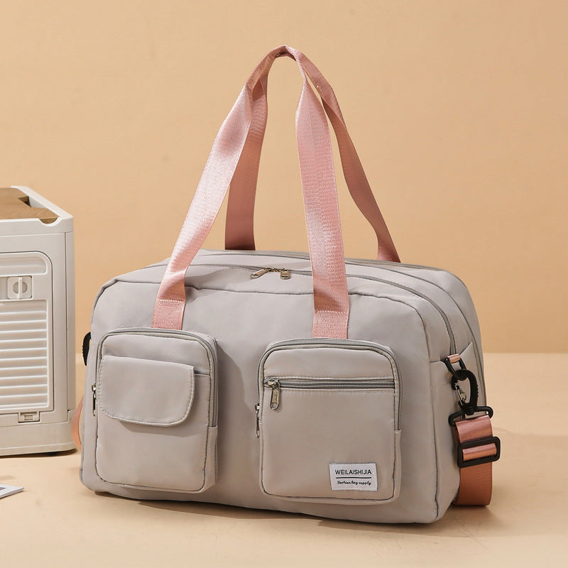 Multifunctional Travel Bag With Multiple Compartments And Adjustable Shoulder Strap Bowlift