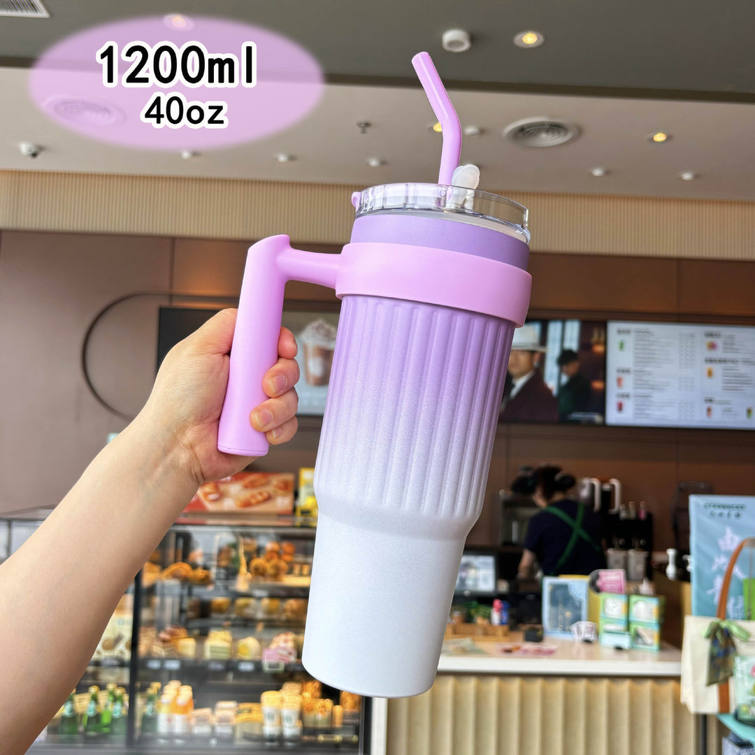 Ladies multifunctional drink bottle with practical carrying handle Bowlift