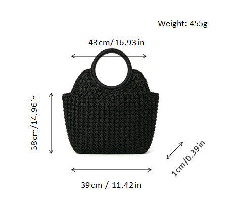 Basket bag in modern design Bowlift