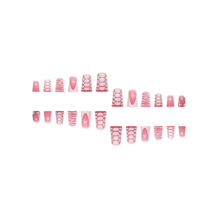 Creative Abstract Nail Design Extensions Bowlift