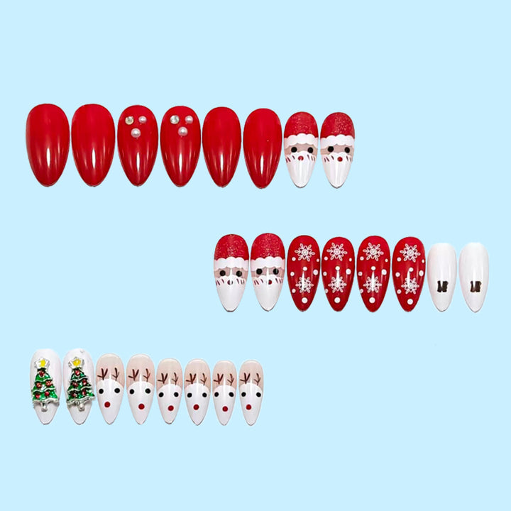 Creative Christmas Art Nail Set Bowlift