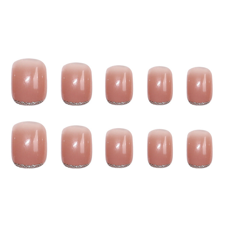 Stylish Shimmering Press-On Nail Tips Bowlift