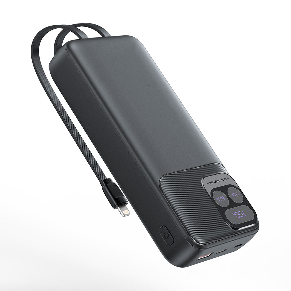 Power bank with dual charging cable and fast charging function Bowlift