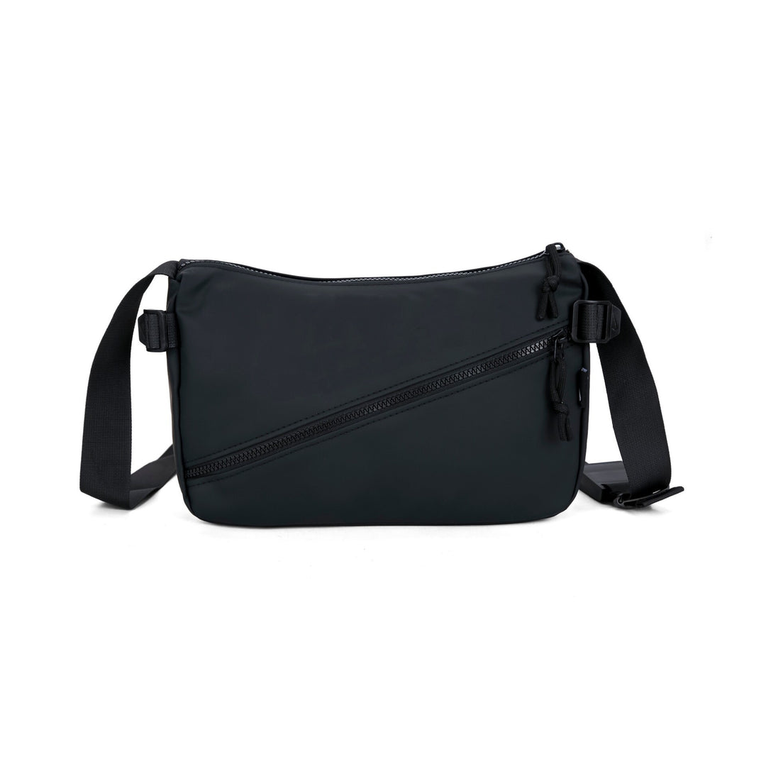 Stylish shoulder bag with adjustable shoulder strap and multifunctionally designed interior Bowlift