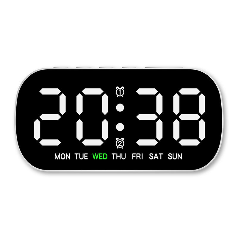 Digital alarm clock with LED display and temperature display Bowlift