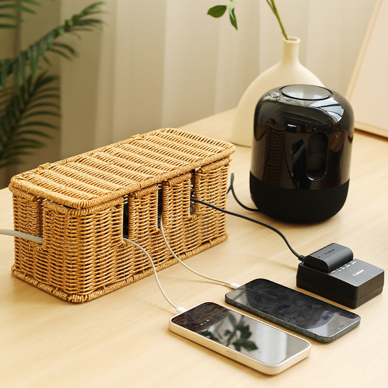 Handwoven Rectangular Storage Box Bowlift
