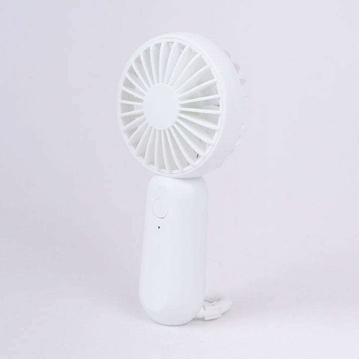 Unisex portable mini hand fan with USB charging and carrying strap Bowlift