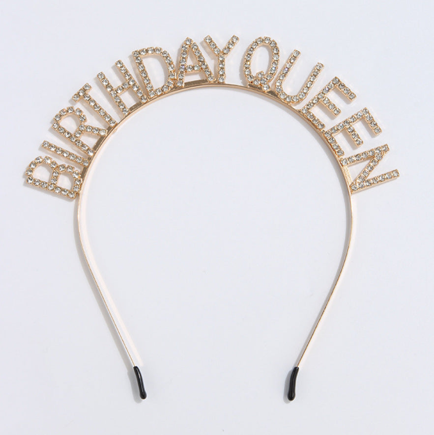 Women's hair accessories with sparkling lettering Bowlift