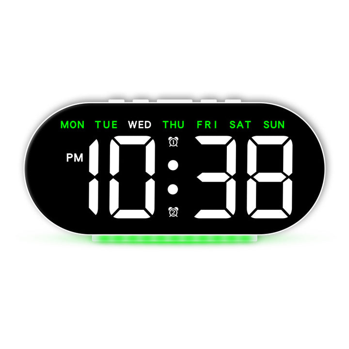 Digital Multi-Function Alarm Clock with Large Digits Bowlift