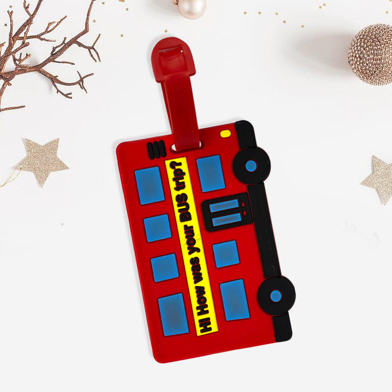 Silicone Travel Luggage Tag Bowlift