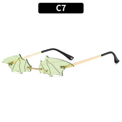 Artistic Bat-Shaped Sunglasses