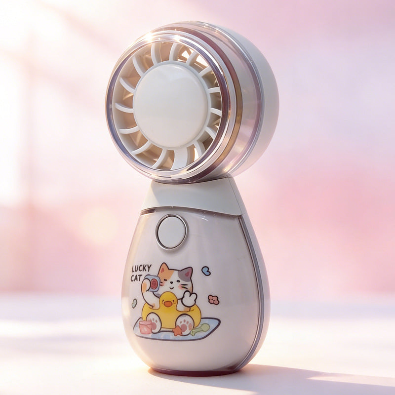 Unisex Portable Mini Fan with Cute Animal Design Bowlift