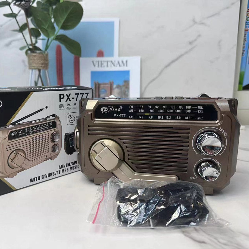 Solar-powered radio for camping | Bowlift