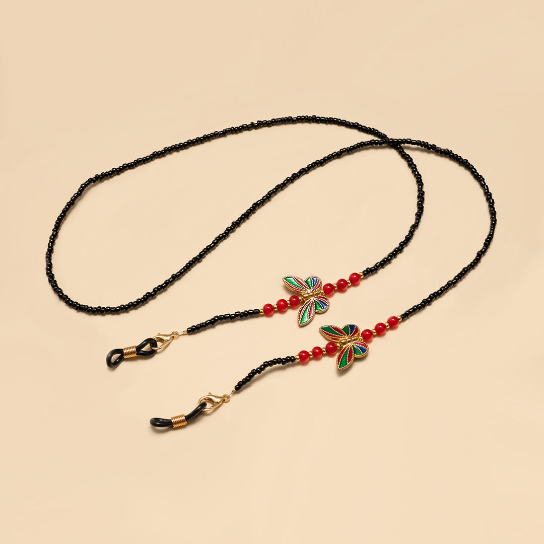Decorative Beaded Eyewear Chain Bowlift