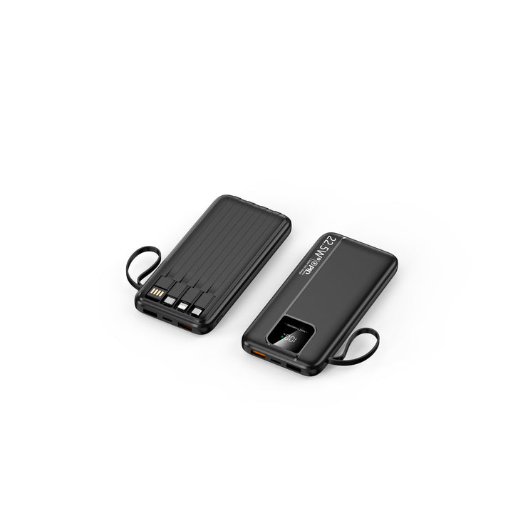 Compact power bank with intelligent LED display Bowlift