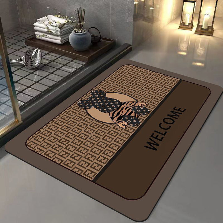Luxury Abstract Design Bath Mat