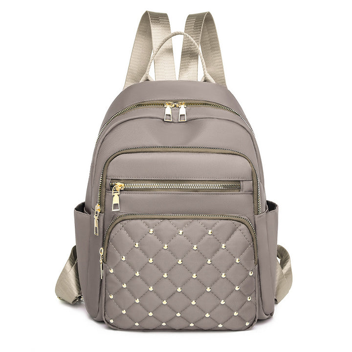Quilted Multi-Pocket Backpack