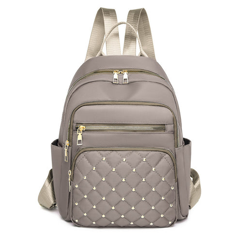 Quilted Multi-Pocket Backpack