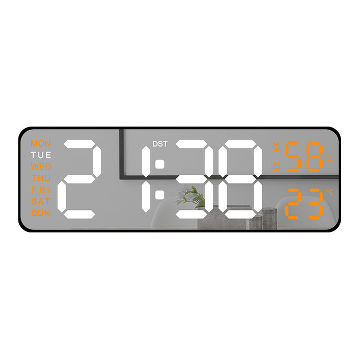 Digital Multifunctional Alarm Clock with Temperature and Hygrometer Display Bowlift