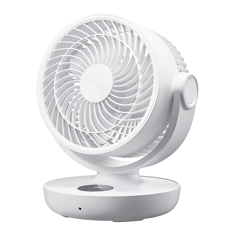 Unisex compact table fan with tiltable head and multiple speed settings Bowlift