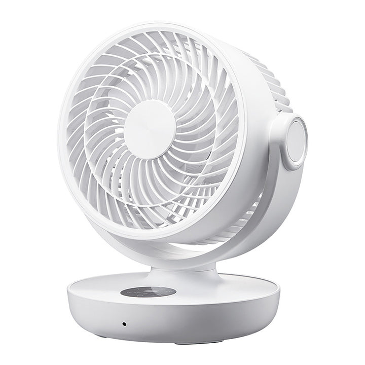 Unisex compact table fan with tiltable head and multiple speed settings Bowlift