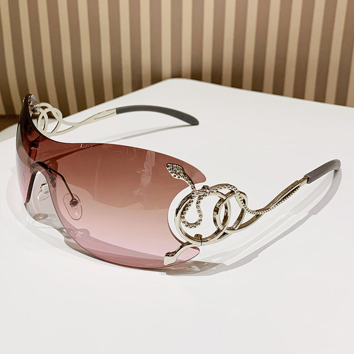 Women’s futuristic sunglasses with playful design Bowlift