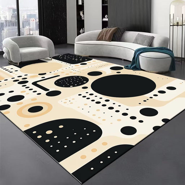 Abstract Swirl Area Rug Bowlift