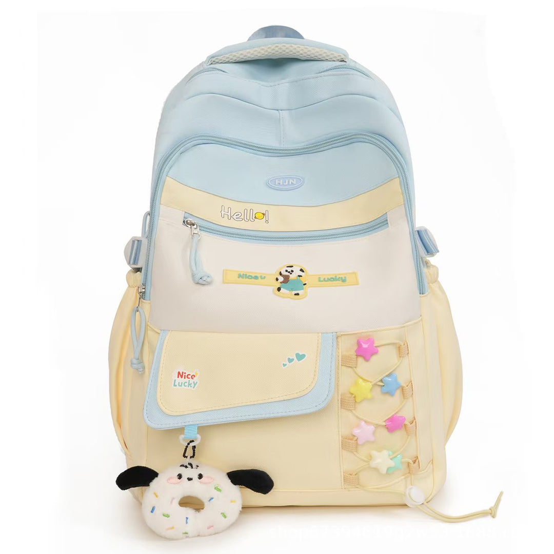 Playful Character Design School Backpack Bowlift