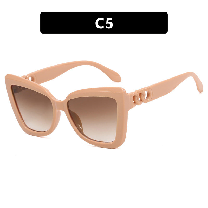 Women's trendy cat-eye sunglasses with sophisticated pattern Bowlift