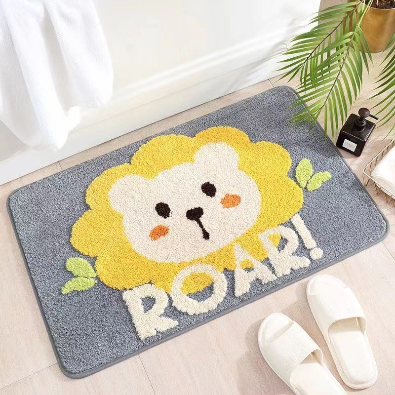 Fun Polar Bear Bath Mat Bowlift