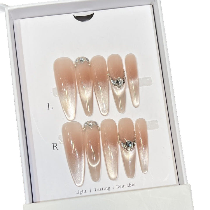 Reusable Press-On Nail Art Set Bowlift