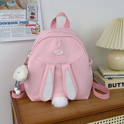 Adorable Bunny-Eared Mini School Backpack