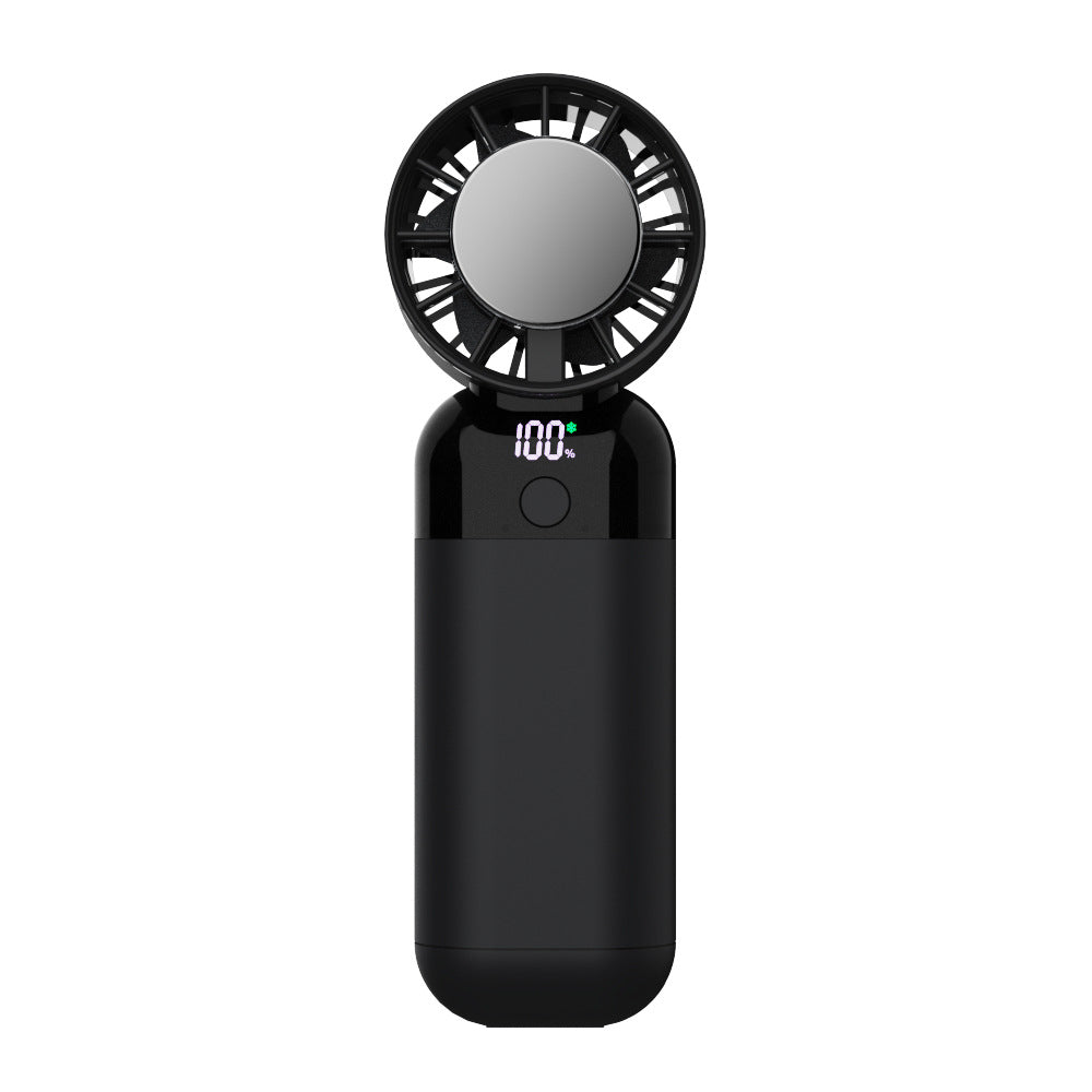 Ladies Portable USB Fan with Digital Display Bowlift