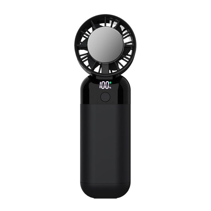 Ladies Portable USB Fan with Digital Display Bowlift