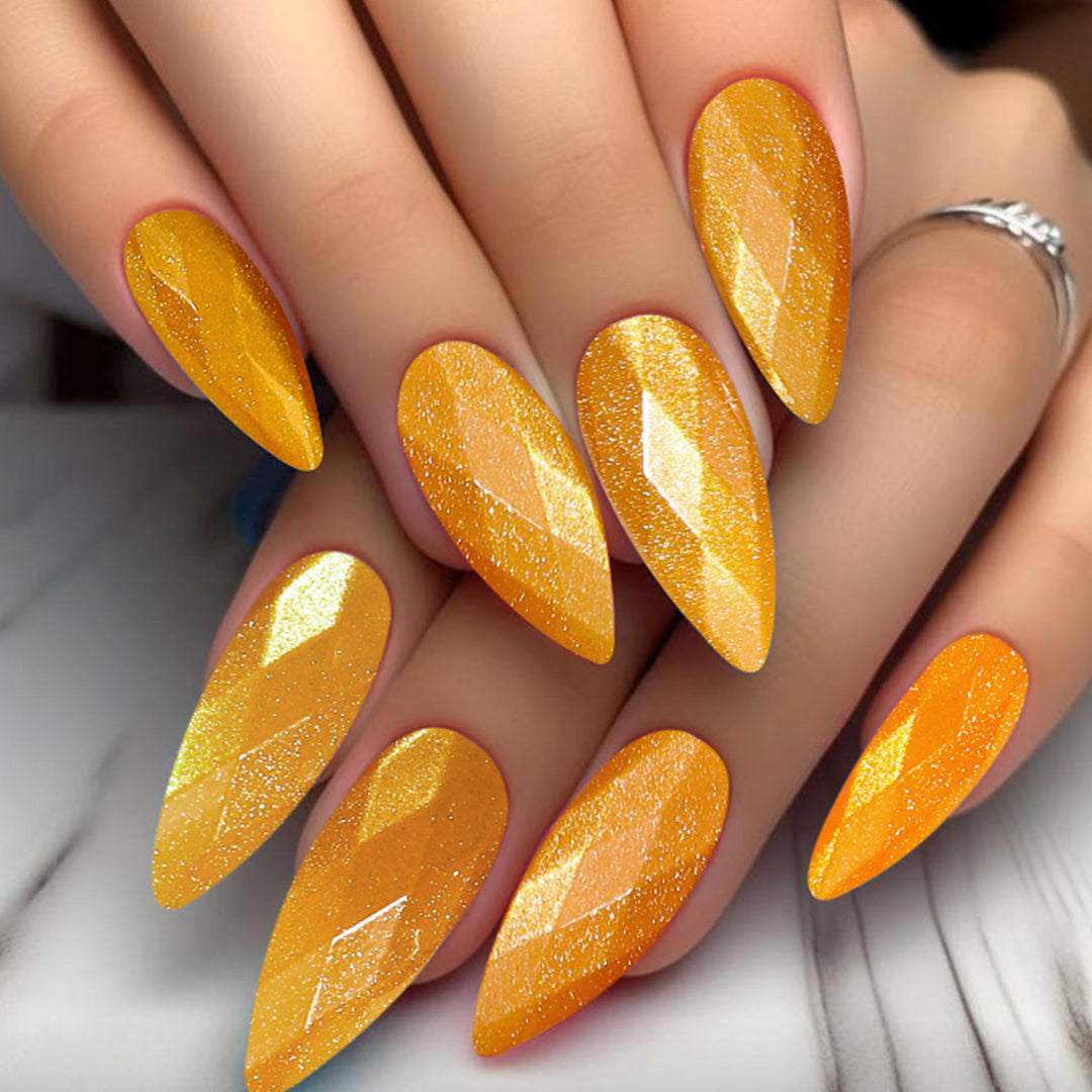 Glamorous Stiletto Nail Art Extensions Bowlift