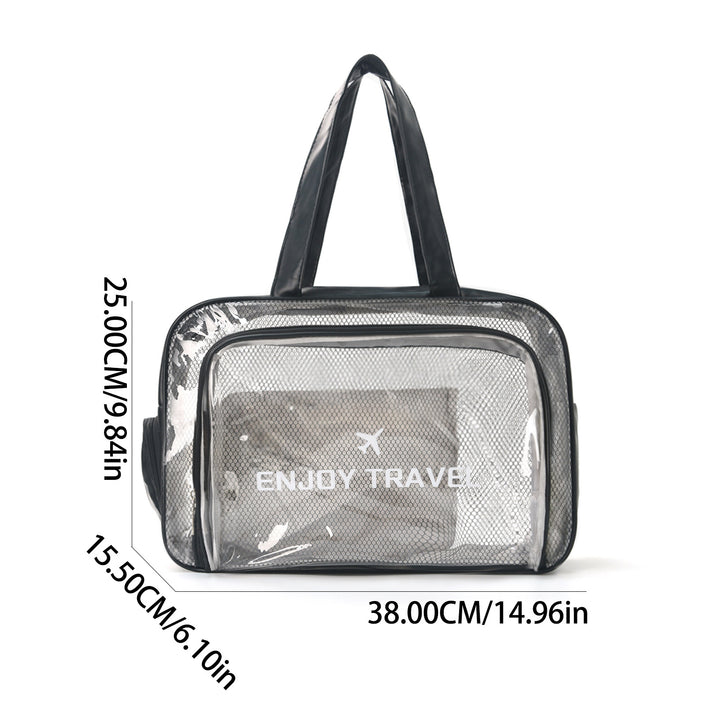 Transparent Travel Bag with Versatile Compartments Bowlift