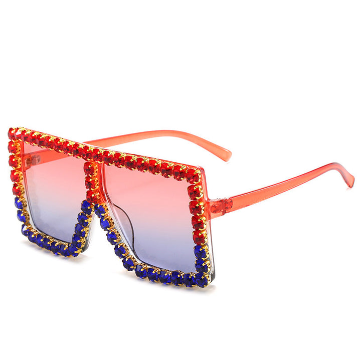 Women's fashionable sunglasses with rhinestone embellishment Bowlift