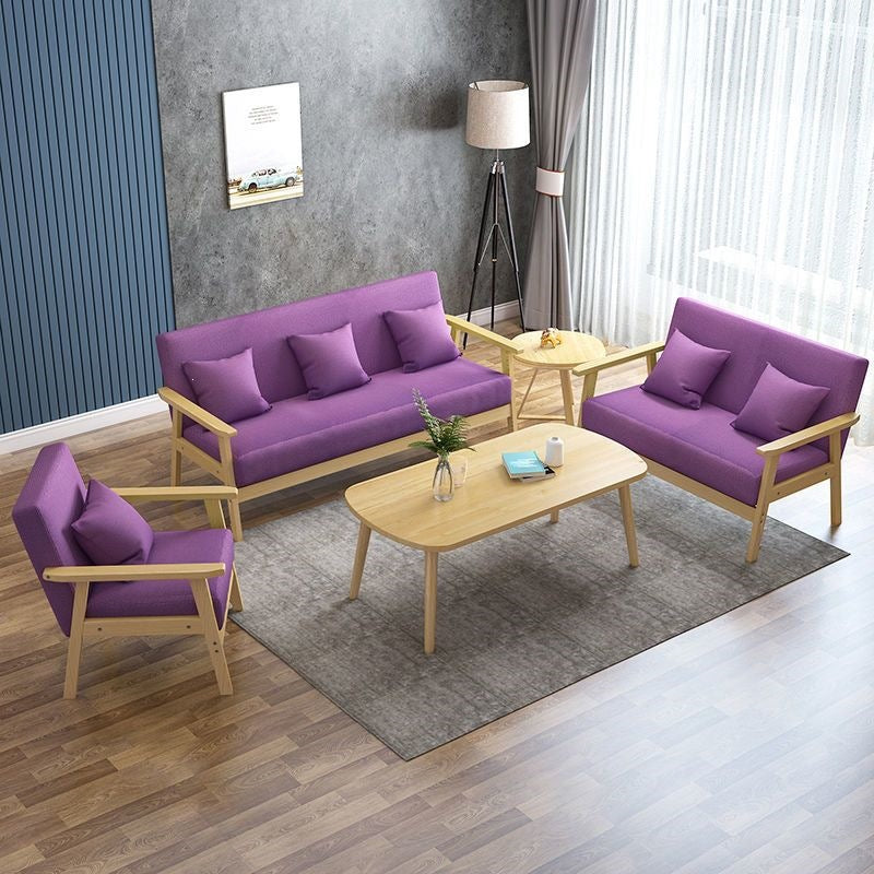 Modern Upholstered Living Room Seating Set Bowlift