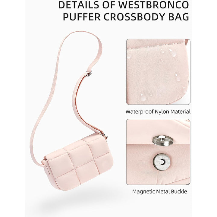 Fashionable shoulder bag with padded design Bowlift