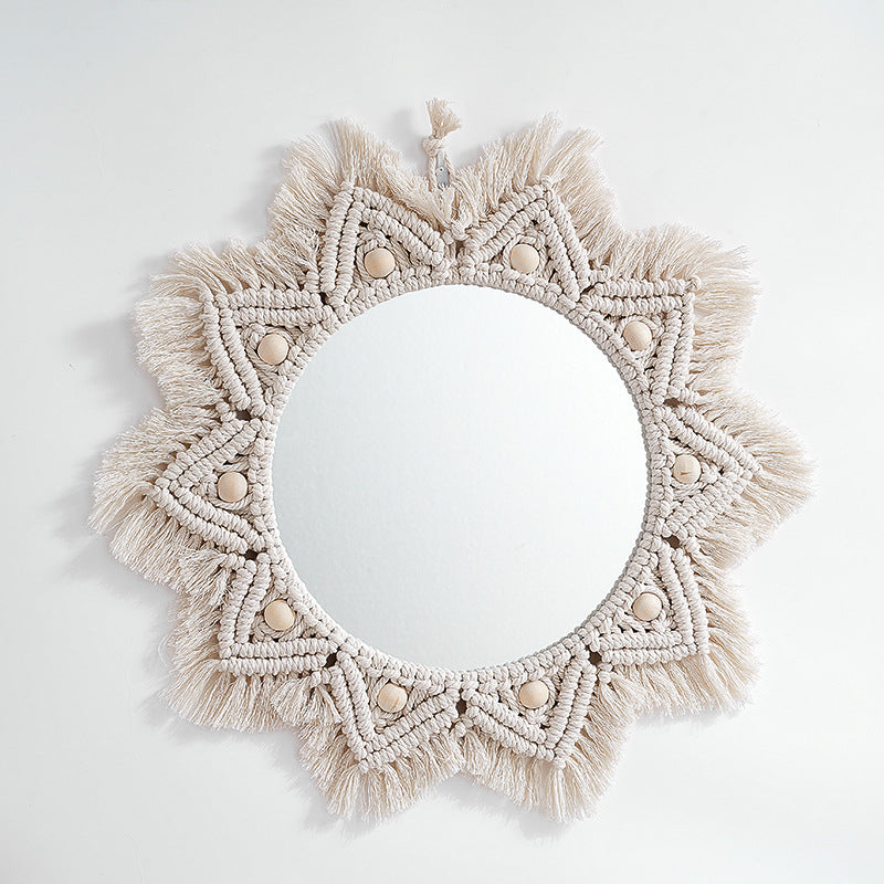 Macrame Wall Mirror Bowlift