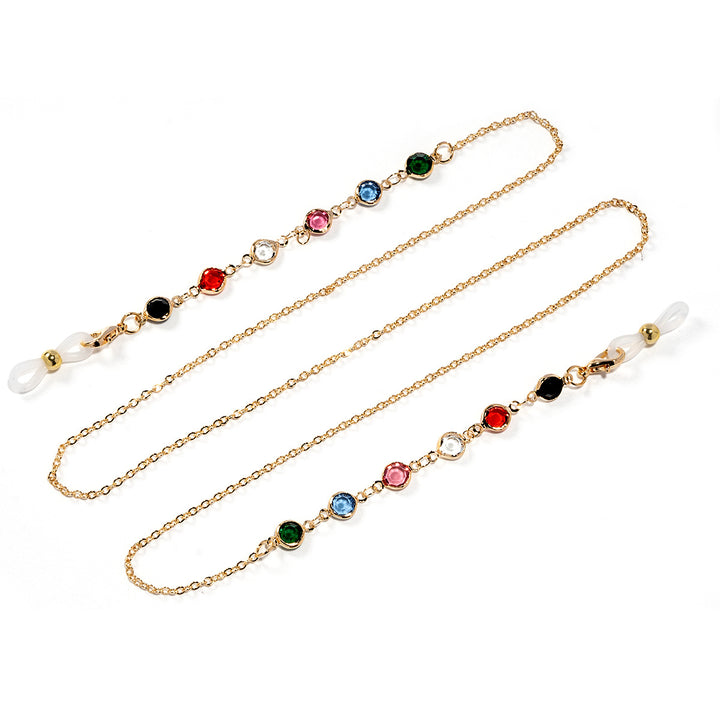Stylish Decorative Gemstone Eyewear Chain Bowlift