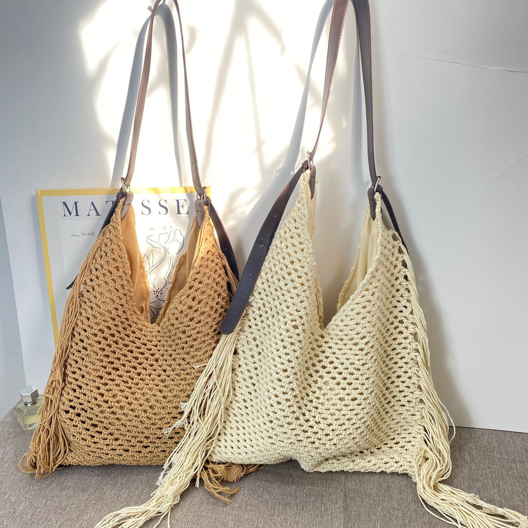 Stylish Macrame Shoulder Bag Bowlift