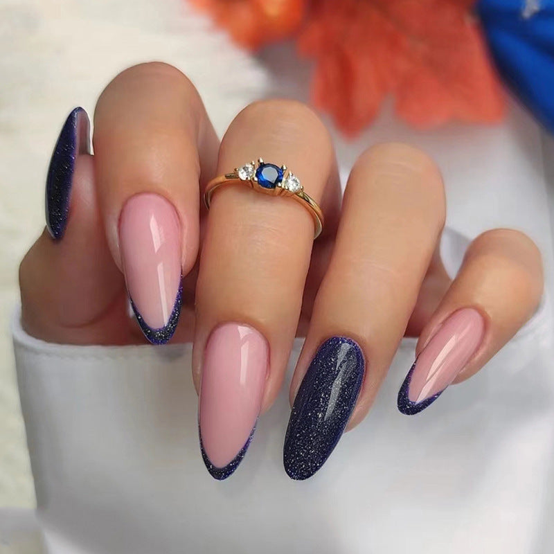 Artistic Heart-Accent Press-On Nail Set Bowlift